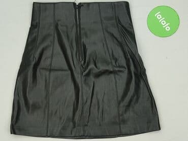 stradivarius spodnie z eko skory: Zara, Spódnica damska, XS — 3