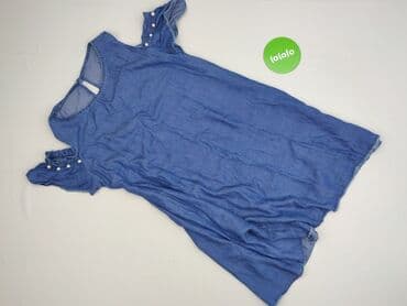 jeansy z perełkami: Sukienka damska, rozmiar S — 2