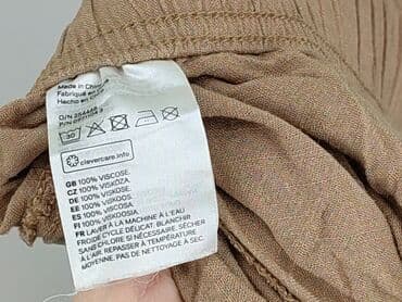 jeansy damskie podarte: H&M, Material trousers for women, size XL (EU 42) — 5