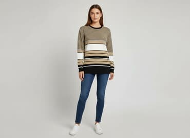 sweter w paski: DC, Sweter damski, rozmiar S — 6
