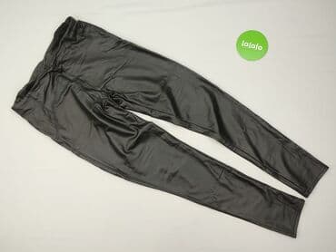 legginsy damskie zamszowe: Legginsy Ze skóry ekologicznej damskie, rozmiar S — 2