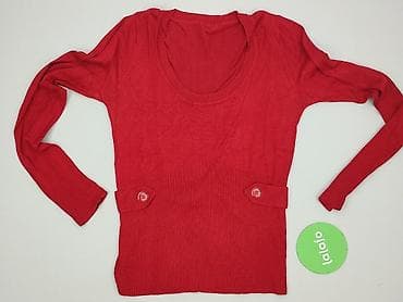 czerwony golf: Sweter damski, rozmiar S — 2