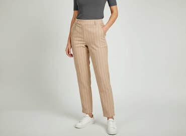 Cropp, Material trousers for women, size 2XS