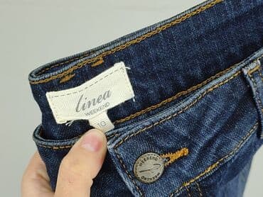 spódniczka dżinsowe z wysokim stanem: Linea, Spódnica damska, rozmiar M — 4