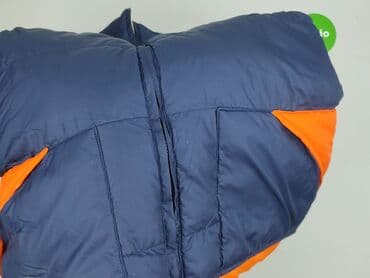 pikowane sukienki: Kamizelka pikowana męska - Kolor: granatowy z pomarańczowymi — 5