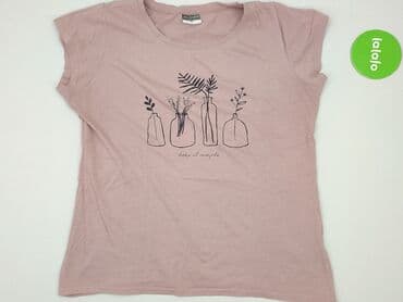 t shirt damski pudrowy róż: T-shirt damski, rozmiar XL — 2