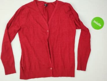 sweter w paski z serduszkiem: Kardigan damski, rozmiar XL — 2