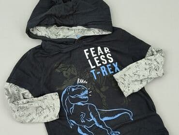 koszulka z wilkiem dziecięca: Sweatshirt, Kiki & Koko, 5-6 years, 110-116 cm, condition - Very good — 1