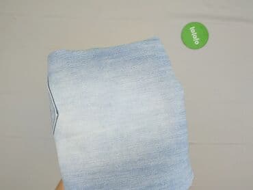 jeansy z asymetrycznym zapieciem: Spodnie 3/4 damskie, rozmiar S — 5