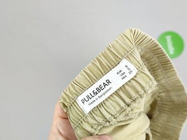 bershka brazowe spodnie: PULL&BEAR, Spodnie materiałowe damskie, S — 4