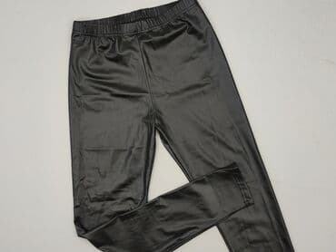 legginsy woskowane: Legginsy Ze skóry ekologicznej damskie, rozmiar M — 1