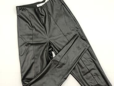 legginsy wzorzyste: Sinsay, Legginsy Ze skóry ekologicznej damskie, rozmiar 2XS — 1