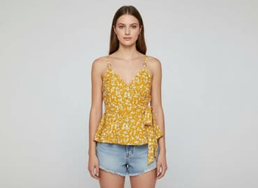 shein zolta sukienka: Shein, Top damski, rozmiar S — 7