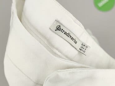 spodnie jeansowe damskie stradivarius: Stradivarius, Spodnie materiałowe damskie, rozmiar 2XS — 4