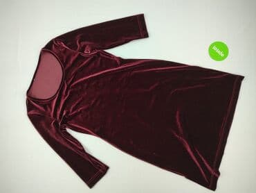 aksamitna sukienki: Velour, Sukienka damska, rozmiar S — 3