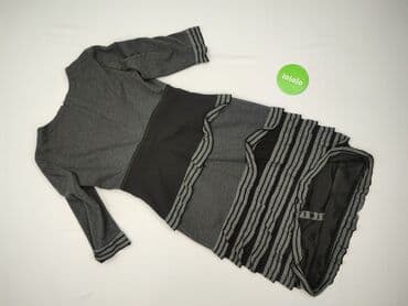 czarna sukienka i szary sweter: Sukienka damska, rozmiar M — 3