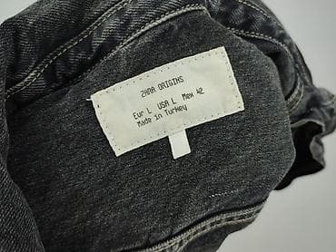 katana jeans: Zara, Kurtka jeansowa damska, rozmiar L — 4