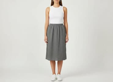 plisowane spódnice szara: Spódnica damska, rozmiar S — 5