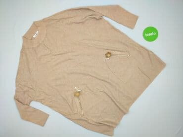 sweter oversize z golfem: Sweter damski, rozmiar One size — 2