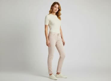 trampki na platformie h m: H&M, Jeansy damskie, rozmiar XS — 7