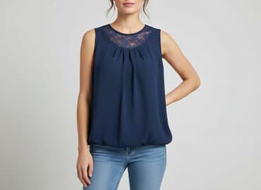 plisowane bluzki: New Collection, Bluzka damska, rozmiar M — 6