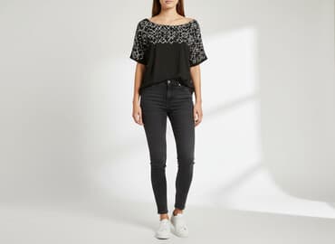 cropp oversize t shirty: T-shirt damski, rozmiar L — 1