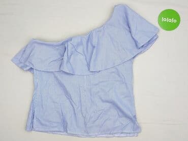 koszulka jedwab: Bluzka damska, M — 2