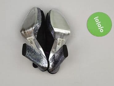 czarne sandały na obcasie allegro: Sandały damskie, 41 — 4