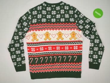 sweter z kotkiem: Cleve, Sweter dla mężczyzn, 2XL — 3
