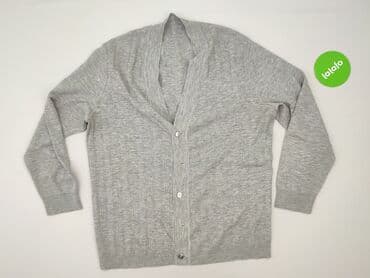 sweter z krótkim rękawem męski: Kardigan damski, rozmiar XL — 2