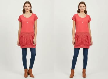 czerwone body intimissimi: Sukienka damska, rozmiar S — 7