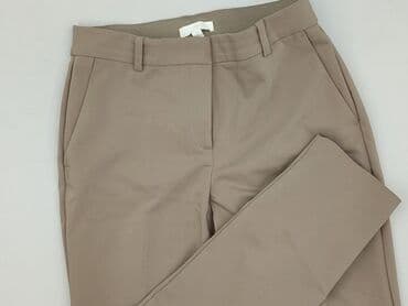 woskowane legginsy z wysokim stanem zara: H&M, Spodnie materiałowe damskie, M — 1