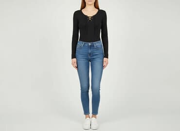 obcisłe bluzy: Bluzka damska, M — 6