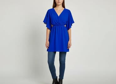 kombinezon damski plisowany: New Collection, Sukienka damska, rozmiar S — 6