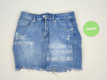 spódniczka dżinsowe z wysokim stanem: Spódnica damska, rozmiar M — 2