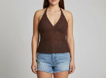 stroje kąpielowe dwuczęściowe wysokie majtki: Top damski, rozmiar XL — 7