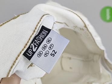 jeansy plus size: UP2Fashion, Spodnie 3/4 damskie, rozmiar 6XL — 4