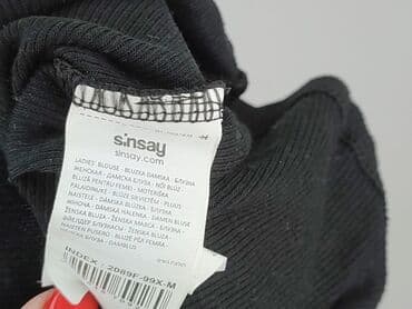 czarna bluza sinsay: Sinsay, Bluzka damska, rozmiar M — 5