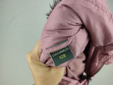 dopasowana sukienka z marszczeniem: Kurtka puchowa Coccodrillo, 8 lat, Tkaniny syntetyczne, stan - Bardzo dobry — 4