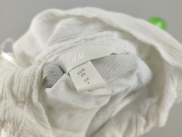 hermes biale klapki: H&M, Koszula damska, rozmiar XS — 4