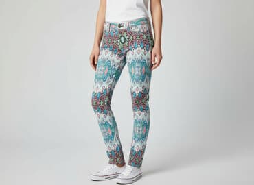 bluzki indygo: Top Secret, Jeansy damskie, rozmiar S — 6