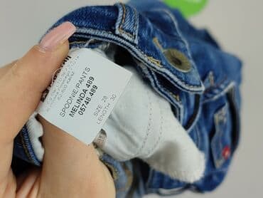 jeansy z asymetrycznym zapieciem: Jeansy damskie, rozmiar S — 5