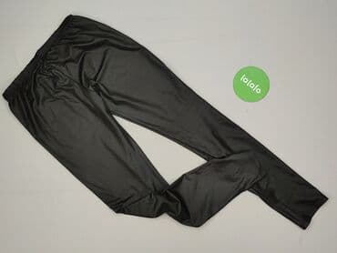 legginsy czarne woskowane: Legginsy Ze skóry ekologicznej damskie, rozmiar S — 3