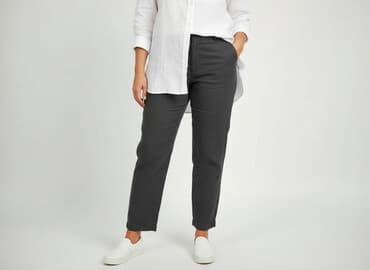 hm spodnie zimowe: H&M, Spodnie materiałowe damskie, rozmiar XL — 8