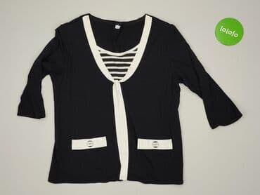 bluzki z wiskozy duże rozmiary: Women's blouse, size 3XL (EU 46) — 2