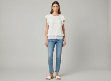 top z piorkami: Peacocks, Bluzka damska, rozmiar M — 6