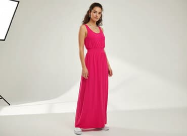 sukienki maxi fuksja: Esmara, Sukienka damska, rozmiar M — 7