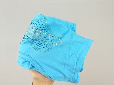 srebrne sukienki na imprezę: T-shirt damski, rozmiar M — 4
