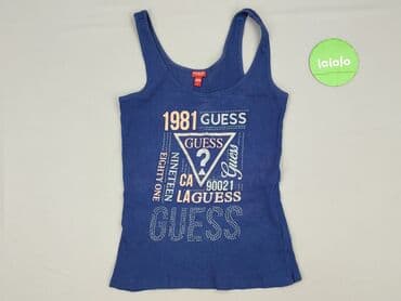 czerwone t shirty guess: Guess, Top damski, rozmiar S — 2