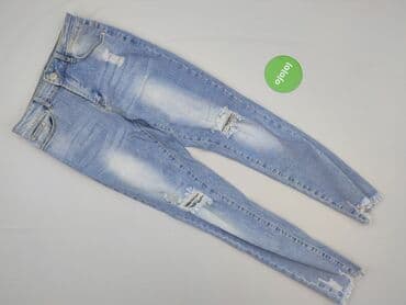 beżowe jeansy damskie: Jeansy damskie, rozmiar M — 2